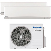 Panasonic Dualsplit 9000+9000BTu CU-2TZ41TBE + 2 x CS-RZ25WKEW condizionatore fisso