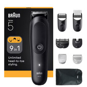 Braun AIO5540 tagliacapelli Nero 14 Ioni di Litio