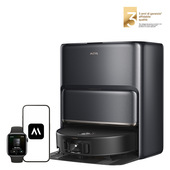 MOVA Z60 VIU Ultra Roller Complete – Robot aspirapolvere e lavapavimenti con auto-svuotamento e auto-pulizia del mocio, lavaggio con acqua calda a 80 °C