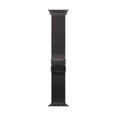 Apple Loop in maglia milanese in titanio nero (49 mm) - Medium