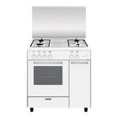 Glem Gas AS854GX cucina Elettrico/Gas Bianco