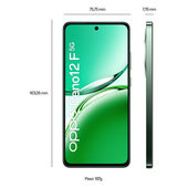 TIM OPPO Reno 12F 5G 16,9 cm (6.67") Doppia SIM Android 14 USB tipo-C 8 GB 256 GB 5000 mAh Nero, Verde