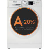Hotpoint Ariston NFR89W IT 9kg, Classe A-20%, Bianco, Motore Inverter 1400 giri, Display digitale, Vapore, Porta bianca