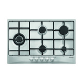 Glem Gas GT85TIX piano cottura Acciaio inossidabile Da incasso 75 cm 5 Fornello(i)