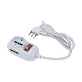 FANTON 421454 prolunghe e multiple 1,2 m 3 presa(e) AC Interno Bianco