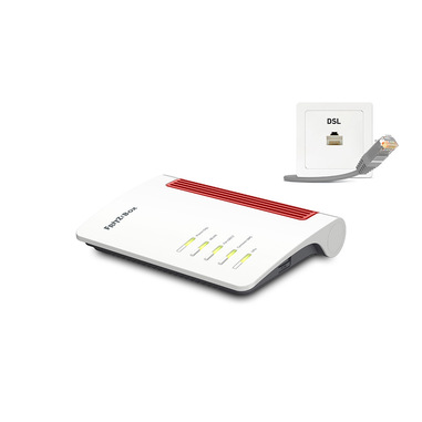 FRITZ!Box 7530 AX router wireless Gigabit Ethernet Dual-band (2.4 GHz/5 GHz) Bianco