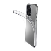 Cellularline Fine - iPhone 14 Pro Cover in gomma morbida ultra sottile e trasparente
