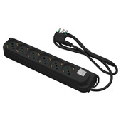 FANTON 40431 prolunghe e multiple 1,5 m 6 presa(e) AC Interno Nero