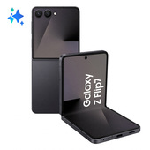 Samsung Galaxy Z Flip7 Smartphone AI, RAM 12GB, 512GB, Display 4,1" Super AMOLED/6,9" Dynamic AMOLED 2X, Fotocamera 50MP, Jetblack