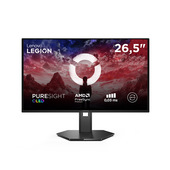 Lenovo Legion 27Q-10 OLED - Monitor Gaming 26.5" QD-OLED Flat QHD 2560x1440 0 240Hz 0.03ms - AMD FreeSync Premium + VESA AdaptiveSync 2xHDMI 2.1 + 1xDP 1.4 - Stand Height + Tilt + Swivel + Pivot Cavo DP incluso