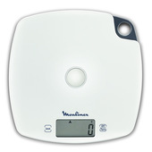 Moulinex BN1000 Grigio, Bianco Quadrato Bilancia da cucina elettronica