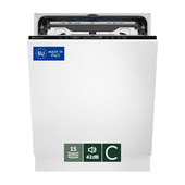 Electrolux Lavastoviglie Incasso 60 Cm - Int. Totale 15 Coperti Classe C 42 Dba MADE IN ITALY EES69400L