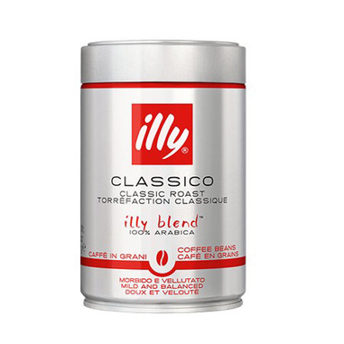 Illy Barattolo da 250g di caffè in grani Tostato CLASSICO