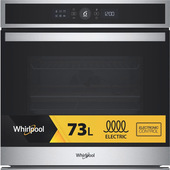 Whirlpool WOI4IS8PPM0SXA Forno Inox 17 funzioni, Pizza310° Cook4 Steam+ AirFry classe A+ 73Lt, Pirolisi+Idrolisi Made in Italy
