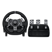 Logitech G 941-000123 periferica di gioco Nero USB 2.0 Sterzo + Pedali Analogico/Digitale PC, Xbox One, Xbox Series S, Xbox Series X