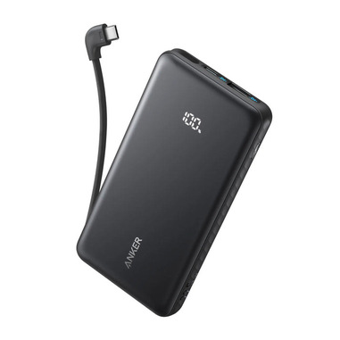 Anker Zolo Power Bank (10 K, 22,5 W, cavo USB-C in...