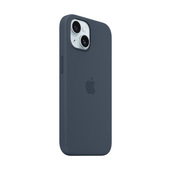 Apple Custodia MagSafe in silicone per iPhone 15 - Blu tempesta