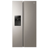 Haier SBS 90 Serie 3 HSR3918FIMP frigorifero side-by-side Libera installazione 515 L F Grigio
