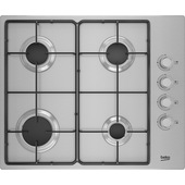 Beko HIGG641C3SX Acciaio inossidabile Da incasso 60 cm Gas 4 Fornello(i)