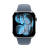 Apple Cinturino Sport blu salmastro (46 mm) - S/M