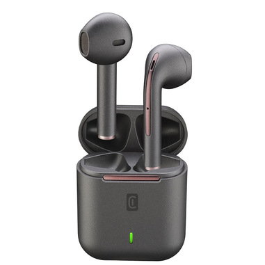 Cellularline TUCK Auricolari Bluetooth® True Wireless a capsula, con custodia di ricarica Nero