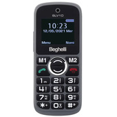 Beghelli SLV10 4,5 cm (1.77") 81 g Nero Telefono per anziani