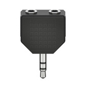 Hama Adattatore Jack 3.5 mm M/2 Jack 3.5 mm F