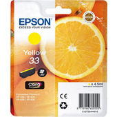Epson Oranges 33 Y cartuccia d'inchiostro 1 pz Originale Resa standard Giallo