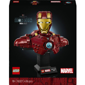 LEGO | Marvel 76327 Busto di Iron Man MK4, Costruzioni Adulti Fai da Te con Minifigure di Tony Stark, Regalo da Collezione