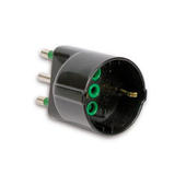 FME 87131 adattatore per presa di corrente Tipo L (IT) Universale Nero