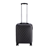 AD Trend 111003 bagaglio Trolley Guscio rigido Nero 30 L Acrilonitrile butadiene stirene (ABS)