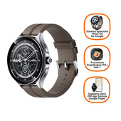 Xiaomi Watch 2 Pro 3,63 cm (1.43") AMOLED 46 mm Digitale 466 x 466 Pixel Touch screen Argento Wi-Fi GPS (satellitare)