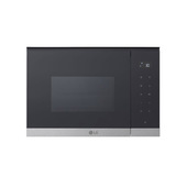 LG MG7Z2593D Nero, Acciaio inox Microonde con grill Da incasso 25 L 900 W