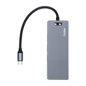 IOPLEE IOPEXTHE7IN1606 hub di interfaccia USB tipo-C 5000 Mbit/s Grigio