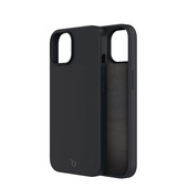 IOPLEE Custodia in TPU Siliconato con microfibra interna - Nero per iPhone 15