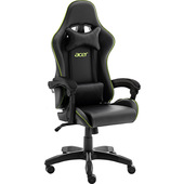 Acer Fiber Sedia per gaming universale Seduta imbottita Nero, Verde
