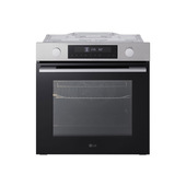 LG Forno 72L Classe A | 11 modalità di cottura, Frittura ad aria, Modalità pizza, Lievitazione, Pulizia pirolitica | Acciaio