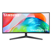 Samsung S55GH Monitor PC 86,4 cm (34") 3440 x 1440 Pixel UltraWide Quad HD LCD Nero