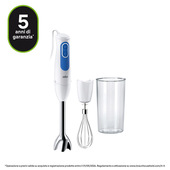 Braun Minipimer MultiQuick MQ3005 CREAM Frullatore ad immersione White blue