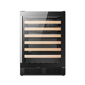 Hisense RW18W4NWLGF Cantinetta vino con compressore Libera installazione Nero 54 bottiglia/bottiglie