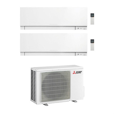 Mitsubishi Electric Dualsplit 9000+12000BTu MXZ-2F42VF + MSZ-EF25VGKW + MSZ-EF35VGKW condizionatore fisso