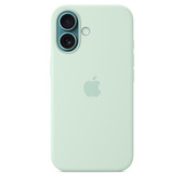 Apple Custodia MagSafe in silicone per iPhone 16 – Acquamarina