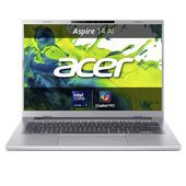 Acer NX.JNQET.007 laptop Copilot+ PC Intel Core Ultra 7 258V Computer portatile 35,6 cm (14") WUXGA 32 GB LPDDR5x-SDRAM 1 TB SSD Wi-Fi 7 (802.11be) Windows 11 Home Italiano Argento