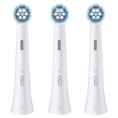 Oral-B Testine di Ricambio iO Gentle Care, testine rotonde originali, setole angolate per una rimozione più profonda della placca, testina più morbida, adatte a gengive sensibili, 3