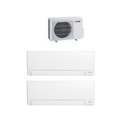 Mitsubishi Electric Dualsplit 9000+9000BTu AY