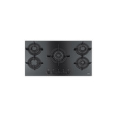 Franke Crystal FHCR 905 4G TC HE BK C Nero Da incasso 90 cm Gas 5 Fornello(i)