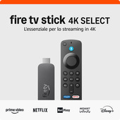 Amazon Fire TV Stick 4K Select 4K Ultra HD Fire OS Nero