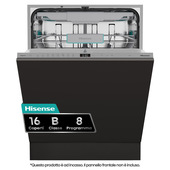 Hisense HV16B lavastoviglie A scomparsa totale 16 coperti