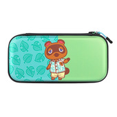 PDP Slim Deluxe: Animal Crossing Tom Nook Custodia rigida Nintendo Blu, Verde