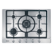 Miele KM 2033 G piano cottura Acciaio inossidabile Da incasso Gas 5 Fornello(i)